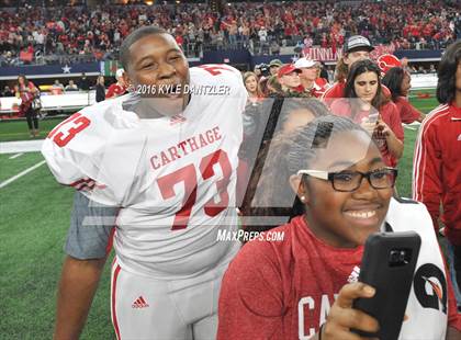 Thumbnail 1 in Wylie vs. Carthage (UIL 4A Division 1 Final) photogallery.
