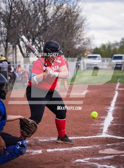 Thumbnail 2 in Carlin vs Coleville (NIAA Class 1A Northern Playoff Game 3) photogallery.