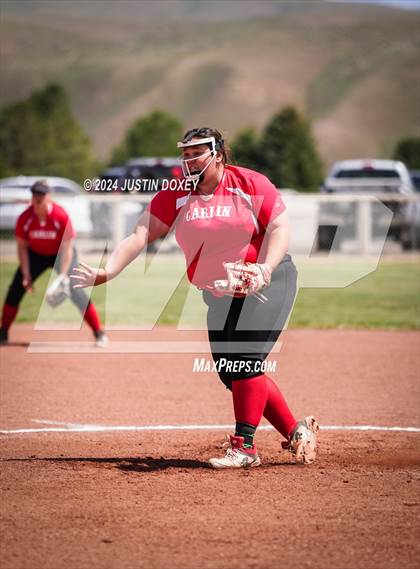 Thumbnail 1 in Carlin vs Coleville (NIAA Class 1A Northern Playoff Game 3) photogallery.
