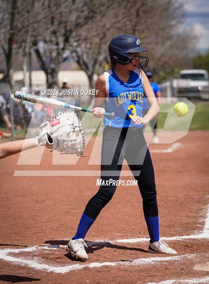 Thumbnail 3 in Carlin vs Coleville (NIAA Class 1A Northern Playoff Game 3) photogallery.