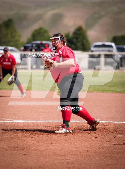 Thumbnail 1 in Carlin vs Coleville (NIAA Class 1A Northern Playoff Game 3) photogallery.