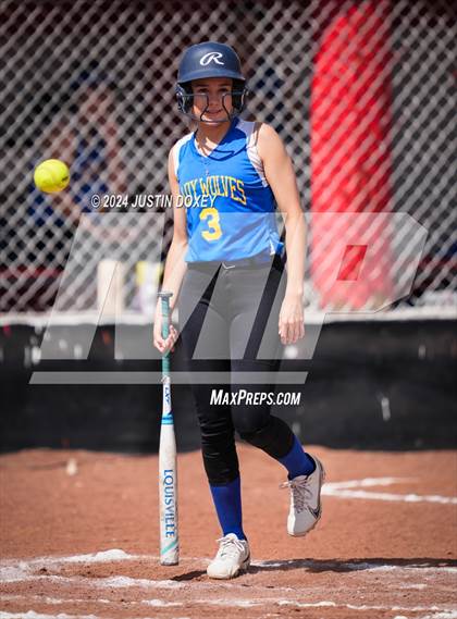 Thumbnail 1 in Carlin vs Coleville (NIAA Class 1A Northern Playoff Game 3) photogallery.