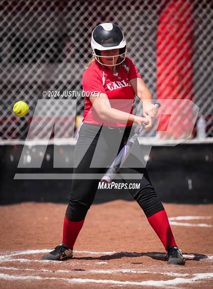 Thumbnail 1 in Carlin vs Coleville (NIAA Class 1A Northern Playoff Game 3) photogallery.
