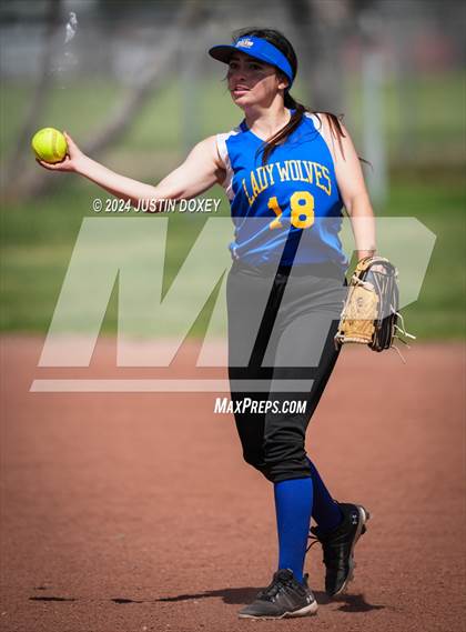 Thumbnail 3 in Carlin vs Coleville (NIAA Class 1A Northern Playoff Game 3) photogallery.