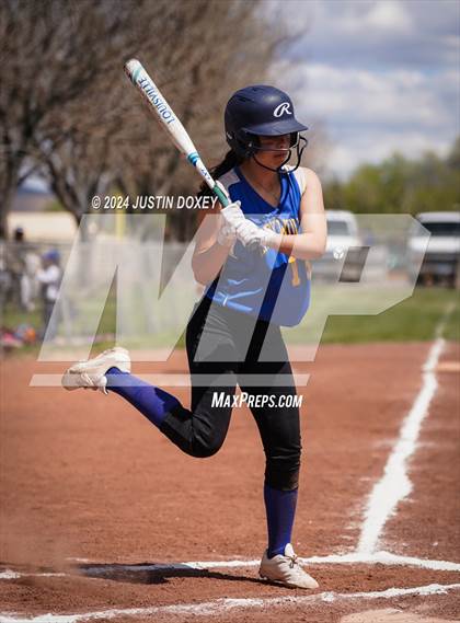 Thumbnail 3 in Carlin vs Coleville (NIAA Class 1A Northern Playoff Game 3) photogallery.
