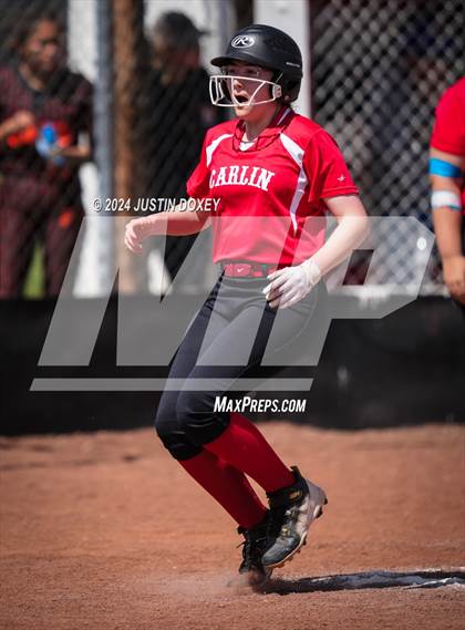 Thumbnail 3 in Carlin vs Coleville (NIAA Class 1A Northern Playoff Game 3) photogallery.