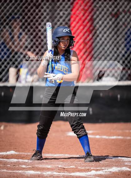 Thumbnail 3 in Carlin vs Coleville (NIAA Class 1A Northern Playoff Game 3) photogallery.