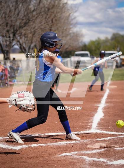 Thumbnail 1 in Carlin vs Coleville (NIAA Class 1A Northern Playoff Game 3) photogallery.