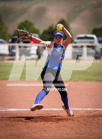 Thumbnail 2 in Carlin vs Coleville (NIAA Class 1A Northern Playoff Game 3) photogallery.