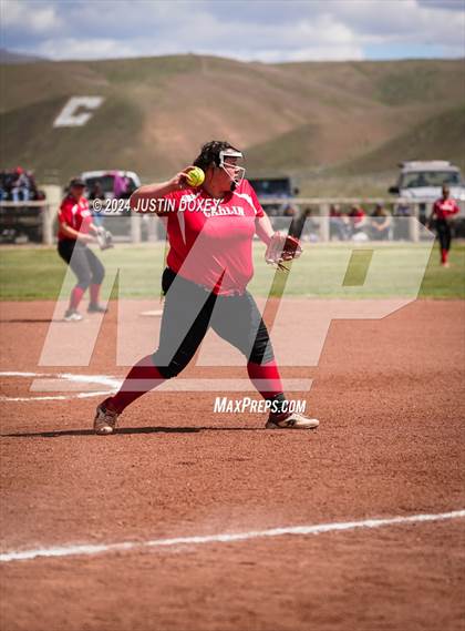 Thumbnail 2 in Carlin vs Coleville (NIAA Class 1A Northern Playoff Game 3) photogallery.