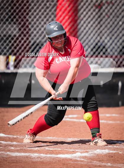 Thumbnail 1 in Carlin vs Coleville (NIAA Class 1A Northern Playoff Game 3) photogallery.