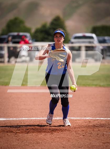 Thumbnail 2 in Carlin vs Coleville (NIAA Class 1A Northern Playoff Game 3) photogallery.
