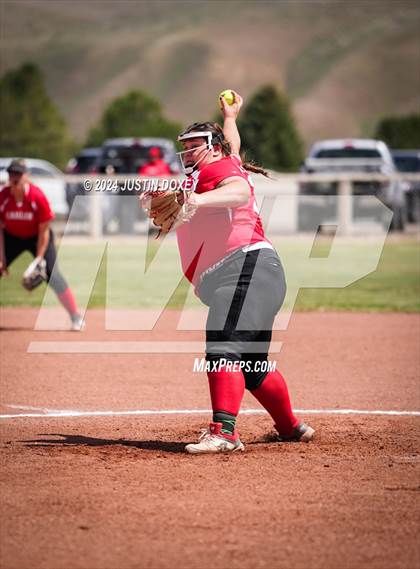 Thumbnail 3 in Carlin vs Coleville (NIAA Class 1A Northern Playoff Game 3) photogallery.