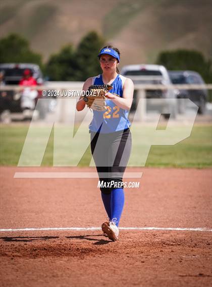 Thumbnail 1 in Carlin vs Coleville (NIAA Class 1A Northern Playoff Game 3) photogallery.
