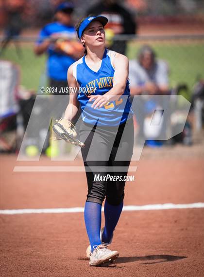 Thumbnail 3 in Carlin vs Coleville (NIAA Class 1A Northern Playoff Game 3) photogallery.