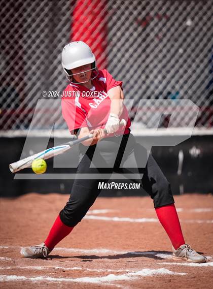 Thumbnail 1 in Carlin vs Coleville (NIAA Class 1A Northern Playoff Game 3) photogallery.