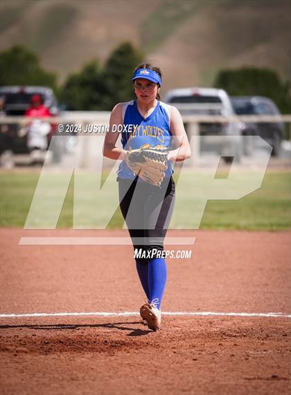 Thumbnail 2 in Carlin vs Coleville (NIAA Class 1A Northern Playoff Game 3) photogallery.