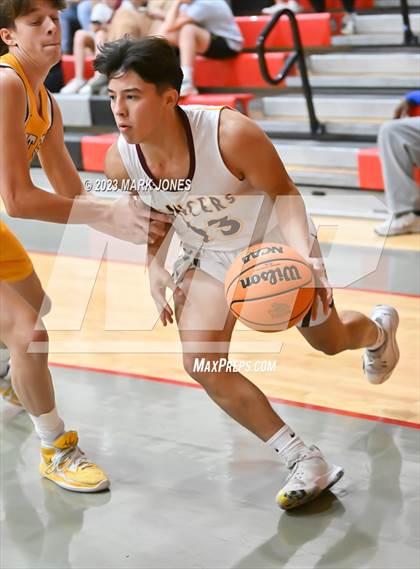 Thumbnail 1 in Salpointe Catholic vs. Sunrise Mountain (Phoenix Union Coyote Classic) photogallery.