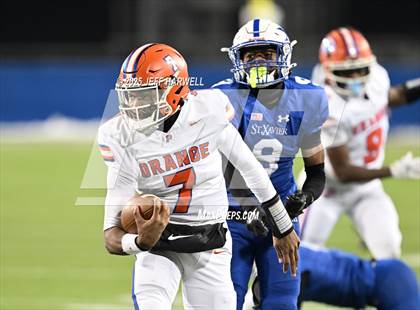 Thumbnail 1 in Olentangy Orange vs. St. Xavier (OHSAA Division 1 Final) photogallery.