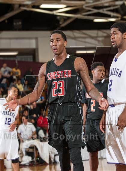 Thumbnail 2 in Gonzaga vs. Chester (Spalding Hoophall Classic) photogallery.