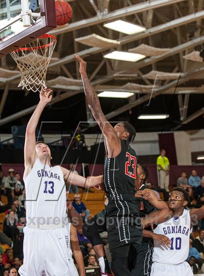 Thumbnail 3 in Gonzaga vs. Chester (Spalding Hoophall Classic) photogallery.