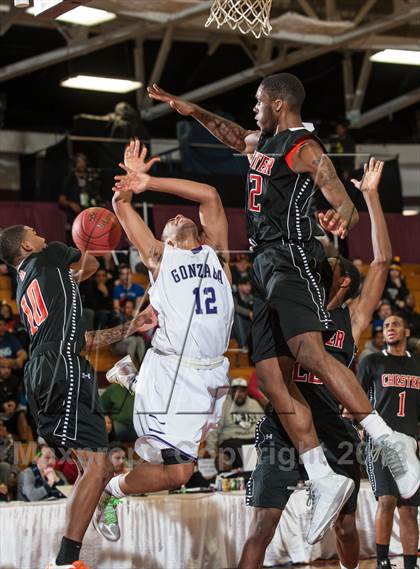 Thumbnail 1 in Gonzaga vs. Chester (Spalding Hoophall Classic) photogallery.