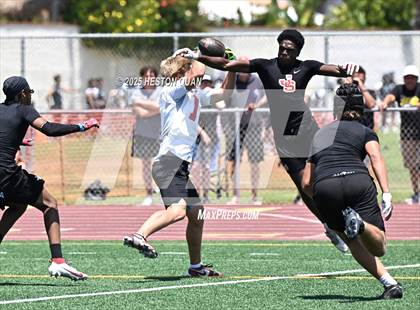 Thumbnail 2 in Mission Viejo vs. JSerra Catholic  (Battle at the Beach) photogallery.