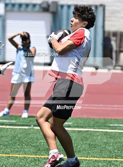 Thumbnail 1 in Mission Viejo vs. JSerra Catholic  (Battle at the Beach) photogallery.