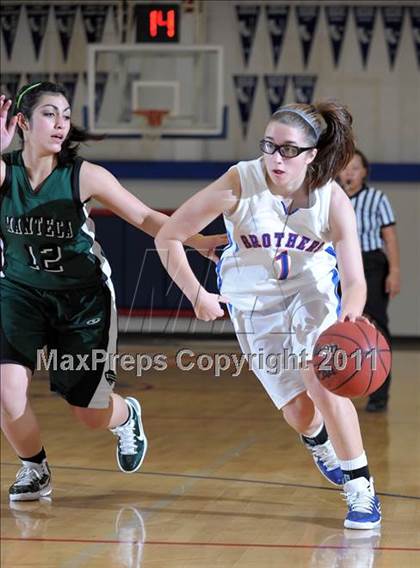 Thumbnail 2 in Christian Brothers vs. Manteca (CIF SJS Playoffs) photogallery.