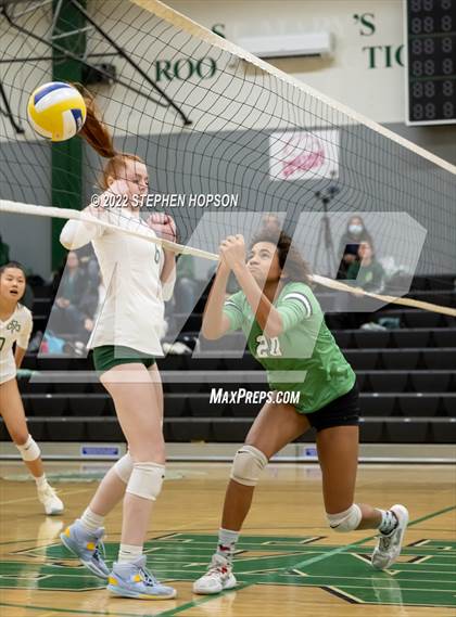 Thumbnail 2 in Sacred Heart Cathedral Preparatory @ St. Mary's (CIF State Championships Division 1 Round 1) photogallery.