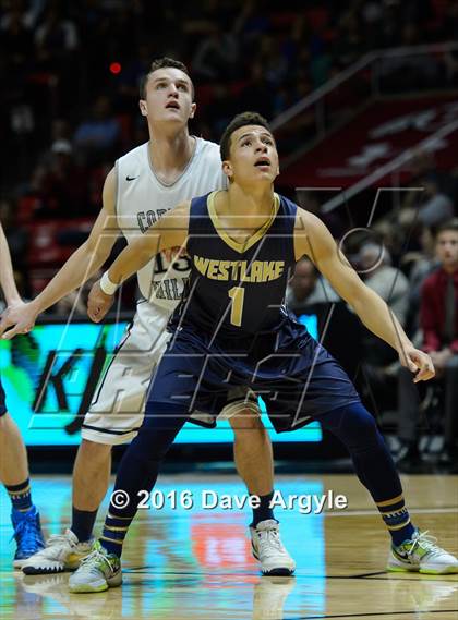 Thumbnail 2 in Westlake vs. Copper Hills (UHSAA 5A Semifinal) photogallery.