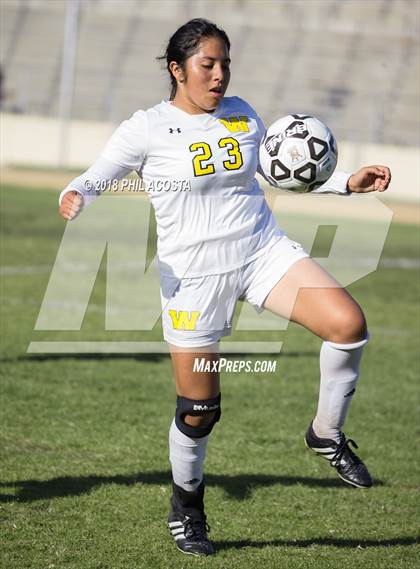 Thumbnail 1 in Wilson vs. Valor Academy (CIF LACS D5 Playoff) photogallery.