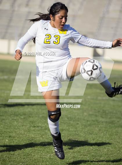 Thumbnail 1 in Wilson vs. Valor Academy (CIF LACS D5 Playoff) photogallery.