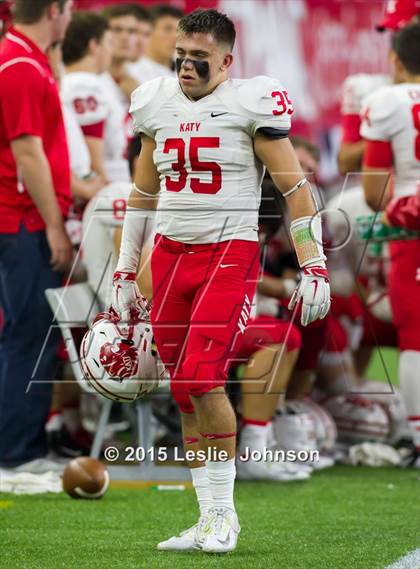 Thumbnail 2 in Katy vs. Manvel (UIL 6A Division II Region III Final) photogallery.