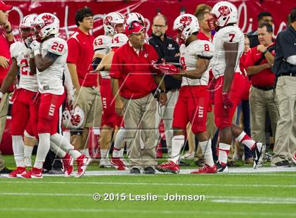 Thumbnail 3 in Katy vs. Manvel (UIL 6A Division II Region III Final) photogallery.