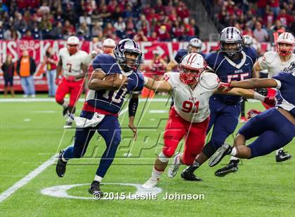 Thumbnail 2 in Katy vs. Manvel (UIL 6A Division II Region III Final) photogallery.