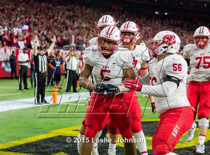 Thumbnail 2 in Katy vs. Manvel (UIL 6A Division II Region III Final) photogallery.