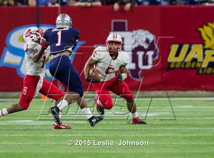 Thumbnail 3 in Katy vs. Manvel (UIL 6A Division II Region III Final) photogallery.