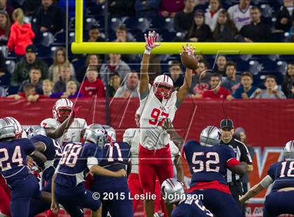 Thumbnail 2 in Katy vs. Manvel (UIL 6A Division II Region III Final) photogallery.