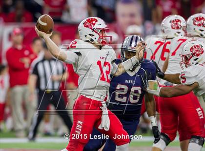 Thumbnail 2 in Katy vs. Manvel (UIL 6A Division II Region III Final) photogallery.