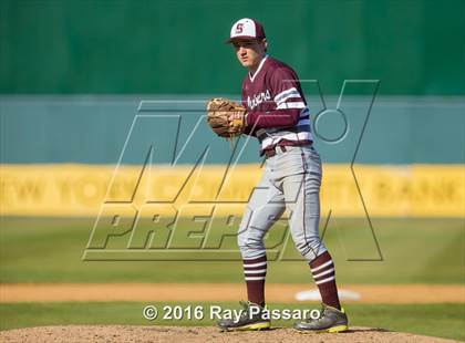 Thumbnail 3 in Southampton vs Rocky Point (Bethpage Ballpark) photogallery.