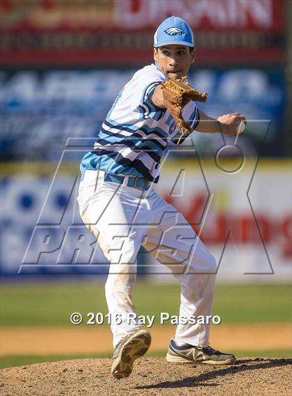 Thumbnail 2 in Southampton vs Rocky Point (Bethpage Ballpark) photogallery.
