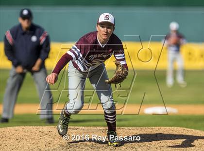 Thumbnail 2 in Southampton vs Rocky Point (Bethpage Ballpark) photogallery.