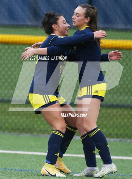Thumbnail 2 in Spencerport vs. Brighton (NYSPHAA Class A Final)  photogallery.
