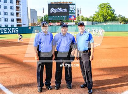 Thumbnail 3 in UIL Softball FInals Teams and Umpires photogallery.