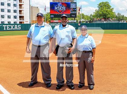 Thumbnail 3 in UIL Softball FInals Teams and Umpires photogallery.