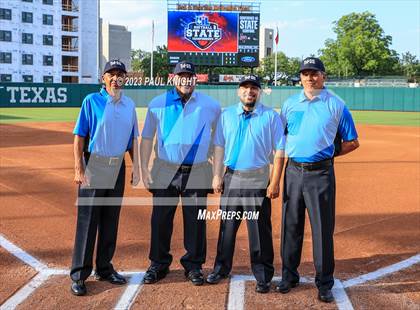 Thumbnail 2 in UIL Softball FInals Teams and Umpires photogallery.