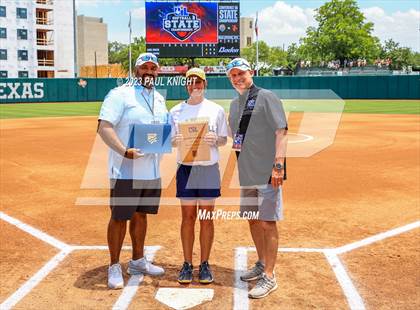 Thumbnail 2 in UIL Softball FInals Teams and Umpires photogallery.