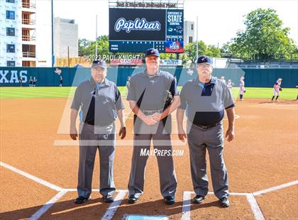 Thumbnail 3 in UIL Softball FInals Teams and Umpires photogallery.