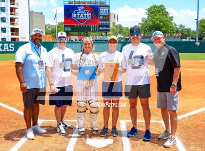 Thumbnail 3 in UIL Softball FInals Teams and Umpires photogallery.